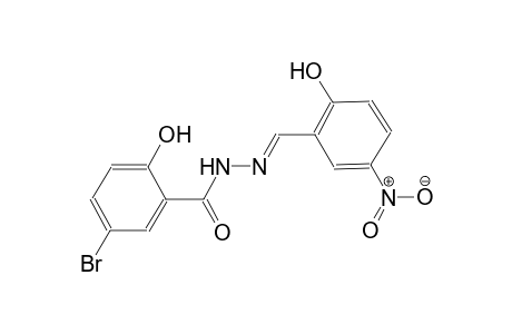 benzoic acid, 5-bromo-2-hydroxy-, 2-[(E)-(2-hydroxy-5-nitrophenyl)methylidene]hydrazide