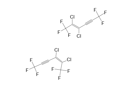 CIS/TRANS-2,3-DICHLORO-1,1,1,6,6,6-HEXAFLUOROHEXA-2-ENE-4-YNE