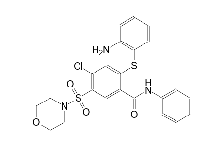 benzamide, 2-[(2-aminophenyl)thio]-4-chloro-5-(4-morpholinylsulfonyl)-N-phenyl-