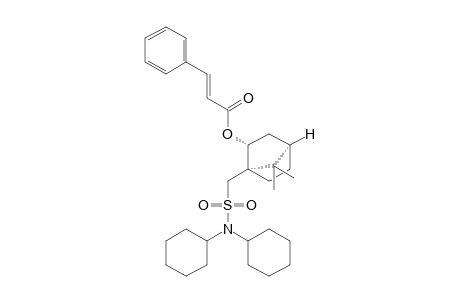 (1S,2R,4R)-1-(N,N-Dicyclohexylaminosulfonylmethyl)-7,7-dimethylbicyclo[2.2.1]hepta-2-yl cinnamate