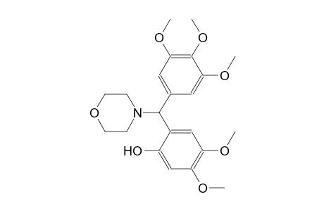 4,5-dimethoxy-2-[4-morpholinyl(3,4,5-trimethoxyphenyl)methyl]phenol