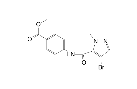 benzoic acid, 4-[[(4-bromo-1-methyl-1H-pyrazol-5-yl)carbonyl]amino]-,methyl ester