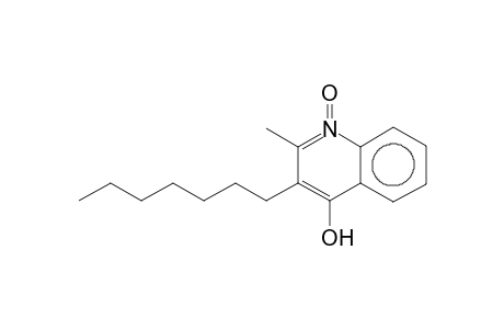 3-Heptyl-2-methyl-4-quinolinol 1-oxide