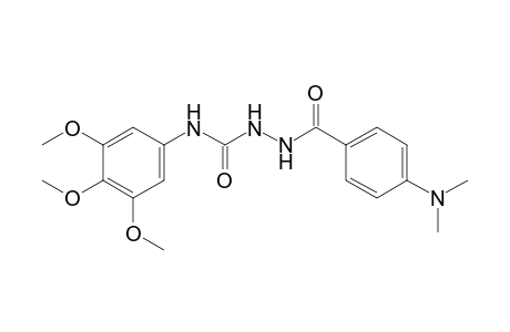 1-[p-(dimethylamino)benzoyl]-4-(3,4,5-trimethoxyphenyl)semicarbazide