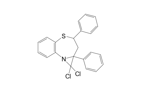 1,1-dichloro-1,1a,2,3-tetrahydro-1a,3-diphenylazirino[2,1-d][1,5]benzothiazepine
