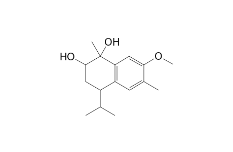 1,2,3,4-Tetrahydro-1,2-dihydroxy-4-isopropyl-7-methoxy-1,6-dimethylnaphthalenes