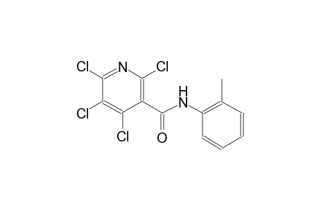 3-pyridinecarboxamide, 2,4,5,6-tetrachloro-N-(2-methylphenyl)-