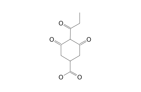 2-PROPIONYL-5-CARBOXY-CYClOHEXANE-1,3-DIONE;PROHEXADIONE