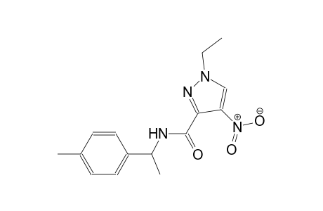 1-ethyl-N-[1-(4-methylphenyl)ethyl]-4-nitro-1H-pyrazole-3-carboxamide