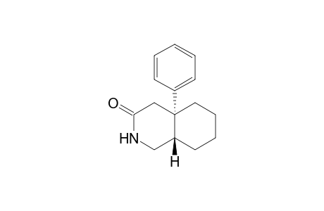 3(2H)-Isoquinolinone, octahydro-4a-phenyl-, trans-