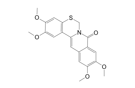 13,14-Didehydro-2,3,10,11-tetramethoxy-5-thiaberbin-8-one