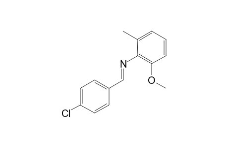 N-(2-Methoxy-6-methylphenyl)-4'-chlorobenzylidene amine