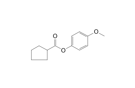 Cyclopentanecarboxylic acid, 4-methoxyphenyl ester