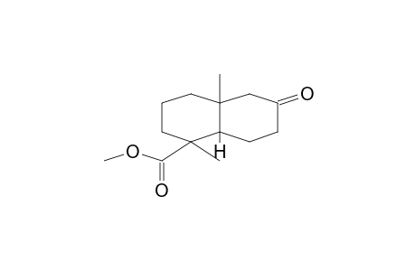 1-NAPHTALENECARBOXYLIC ACID, DECAHYDRO-1,4a-DIMETHYL-6-OXO- METHYL ESTER,
