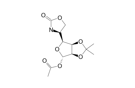 1-O-ACETYL-5-AMINO-5-DEOXY-2,3-O-ISOPROPYLIDENE-ALPHA-D-MANNOFURANOSE-5,6-CYCLIC-CARBAMATE