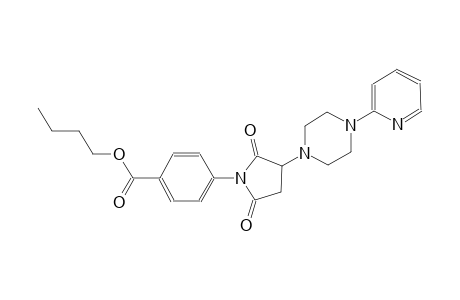 benzoic acid, 4-[2,5-dioxo-3-[4-(2-pyridinyl)-1-piperazinyl]-1-pyrrolidinyl]-, butyl ester