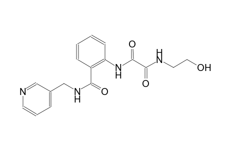 ethanediamide, N~1~-(2-hydroxyethyl)-N~2~-[2-[[(3-pyridinylmethyl)amino]carbonyl]phenyl]-