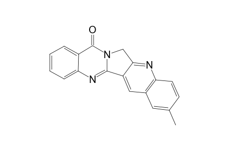 3-Methylquinolino[2',3':3,4]pyrrolo[2,1-b]quinazolin-11(13H)-one (3-methylluotonin A)