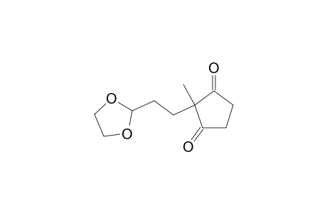 1,3-Cyclopentanedione, 2-[2-(1,3-dioxolan-2-yl)ethyl]-2-methyl-
