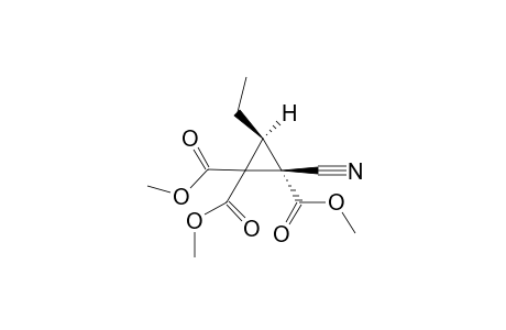 (E)-Triethyl 2-cyanocyclopropane-3-ethyl-1,1,2-tricarboxylate