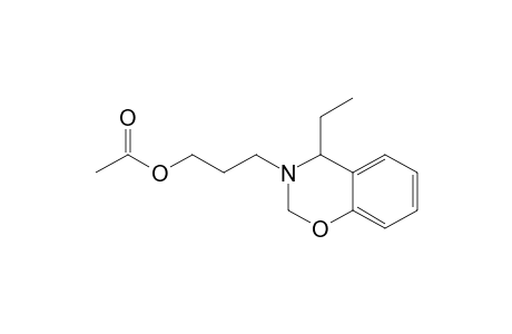 (+)-3-(3'-Acetoxypropyl)-3,4-dihydro-4-ethyl-2H-1,3-benzoxazine