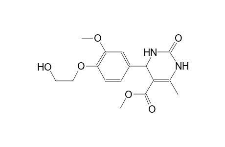 methyl 4-[4-(2-hydroxyethoxy)-3-methoxyphenyl]-6-methyl-2-oxo-1,2,3,4-tetrahydro-5-pyrimidinecarboxylate