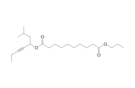 Sebacic acid, 2-methyloct-5-yn-4-yl propyl ester