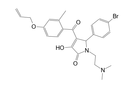 2H-pyrrol-2-one, 5-(4-bromophenyl)-1-[2-(dimethylamino)ethyl]-1,5-dihydro-3-hydroxy-4-[2-methyl-4-(2-propenyloxy)benzoyl]-