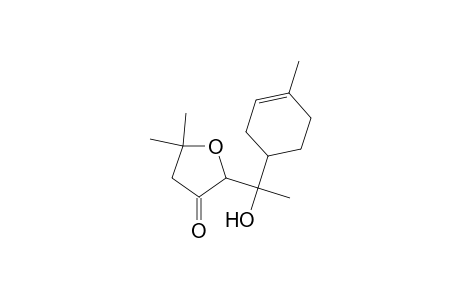 3(2H)-Furanone, dihydro-2-[1-hydroxy-1-(4-methyl-3-cyclohexen-1-yl)ethyl]-5,5-dimethyl-