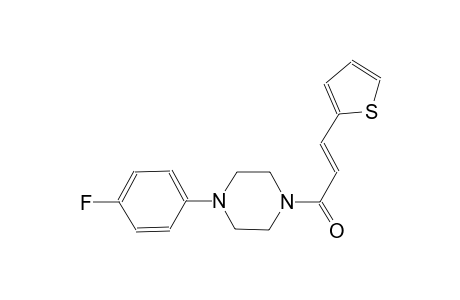 1-(4-fluorophenyl)-4-[(2E)-3-(2-thienyl)-2-propenoyl]piperazine