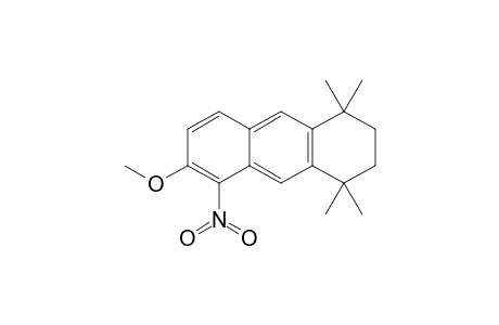 1,2,3,4-Tetrahydro-1,1,4,4-tetramethyl-6-methoxy-5-nitroanthracene