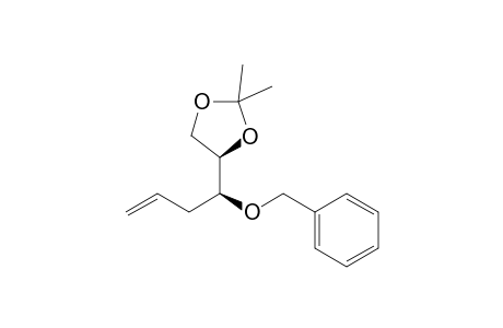 4-[1-Benzyloxy-(1S)-3-butenyl]-2,2-dimethyl-(4R)-1,3-dioxolane