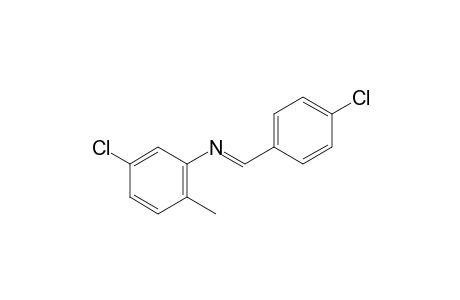 5-chloro-N-(p-chlorobenzylidene)-o-toluidine