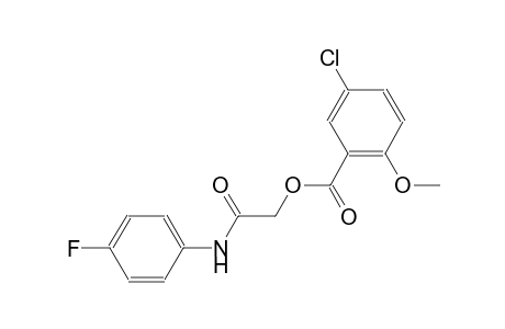 benzoic acid, 5-chloro-2-methoxy-, 2-[(4-fluorophenyl)amino]-2-oxoethyl ester