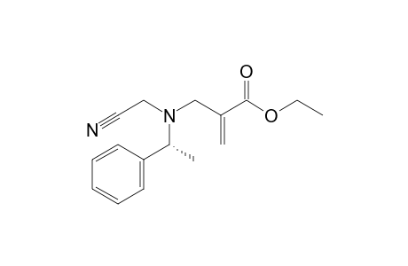 Ethyl (R)-2-(((cyanomethyl)(1-phenylethyl)amino)methyl)acrylate