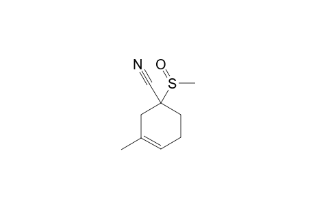 1-Cyano-3-methyl-1-methylsulfinyl-3-cyclohexene
