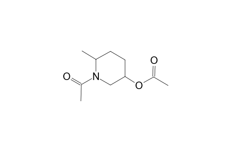 3-Piperidinol, 1-acetyl-6-methyl-, acetate (ester)