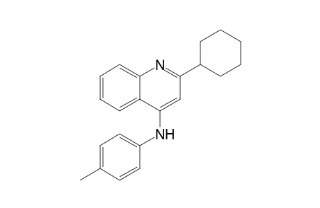4-(4-Methylphenylamino)-2-cyclohexylquinoline