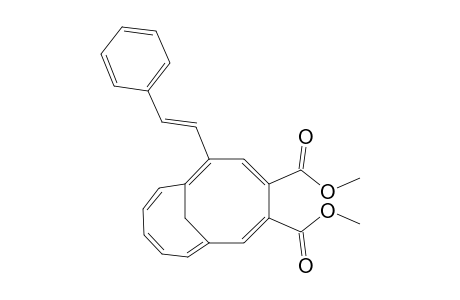 Dimethyl 2-[(E)-2'-Phenylethenyl]-bicyclo[5.5.1]trideca-1,3,5,7,9,11-hexaene-4,5-dicarboxylate