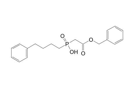 [hydroxy(4-phenylbutyl)phosphinyl]acetic acid, benzyl ester