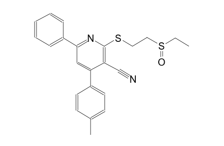 3-pyridinecarbonitrile, 2-[[2-(ethylsulfinyl)ethyl]thio]-4-(4-methylphenyl)-6-phenyl-