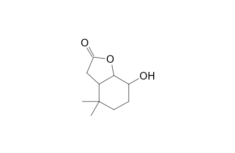 2-Hydroxy-5,5-dimethyl-9-oxabicyclo[4.3.0]nonan-8-one