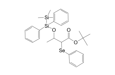 3-[diphenyl(trimethylsilyl)silyl]oxy-2-(phenylseleno)butanoic acid tert-butyl ester