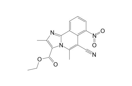 ETHYL-6-CYANO-2,5-DIMETHYL-7-NITROIMIDAZO-[2,1-A]-ISOQUINOLINE-3-CARBOXYLATE