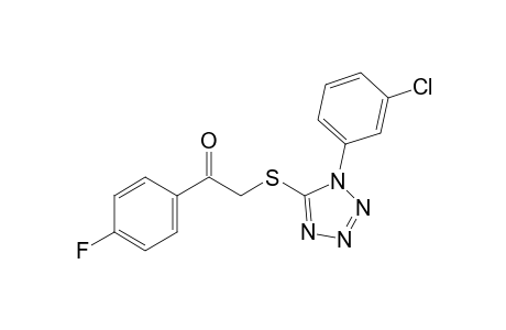 2-{[1-(m-chlorophenyl)-1H-tetrazole-5-yl]thio}-4'-fluoroacetophenone