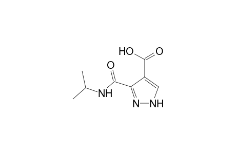 1H-Pyrazole-4-carboxylic acid, 3-[[(1-methylethyl)amino]carbonyl]-