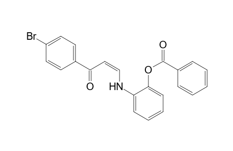 cis-4'-bromo-3-(o-hydroxyanilino)acrylophenone, benzoate (ester)