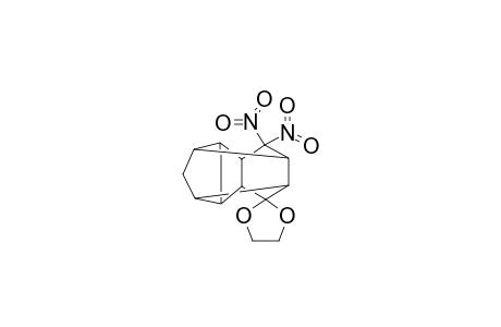 11,11-dinitropentacyclo[5.4.0.0(2,6).0(3,10).0(5,9)]undecan-8-one ethylene ketal
