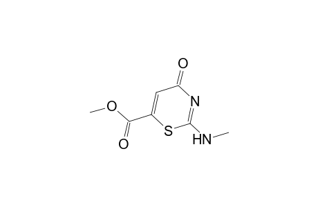 4H-1,3-Thiazine-6-carboxylic acid, 2-(methylamino)-4-oxo-, methyl ester