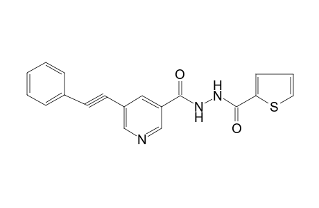 5-(2-Phenylethynyl)-N'-(2-thienylcarbonyl)nicotinohydrazide